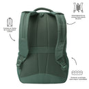 Mochila Antimpacto Suspension Porta Laptop 16" Verde