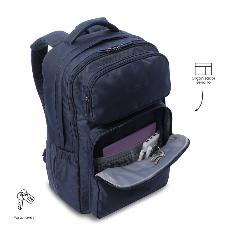 Mochila Antimpacto Porta PC 16" Suspension Azul Hombre