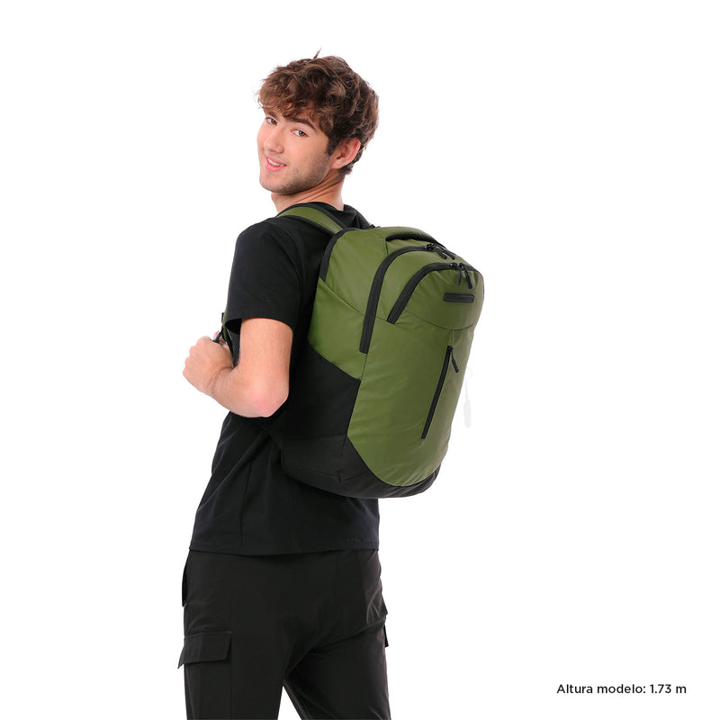 Mochila Ejecutiva Porta PC 16" Savage Verde Hombre