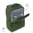 Mochila Ejecutiva Porta PC 16" Dallas Verde Hombre