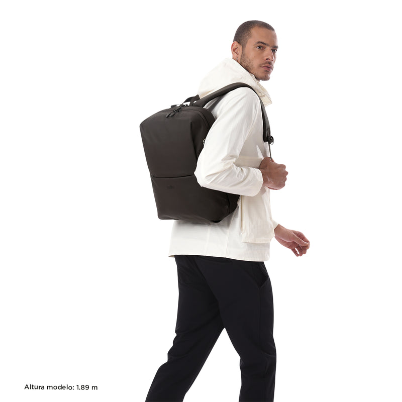 Mochila Ejecutivo Porta Laptop14" Vania Café Hombre