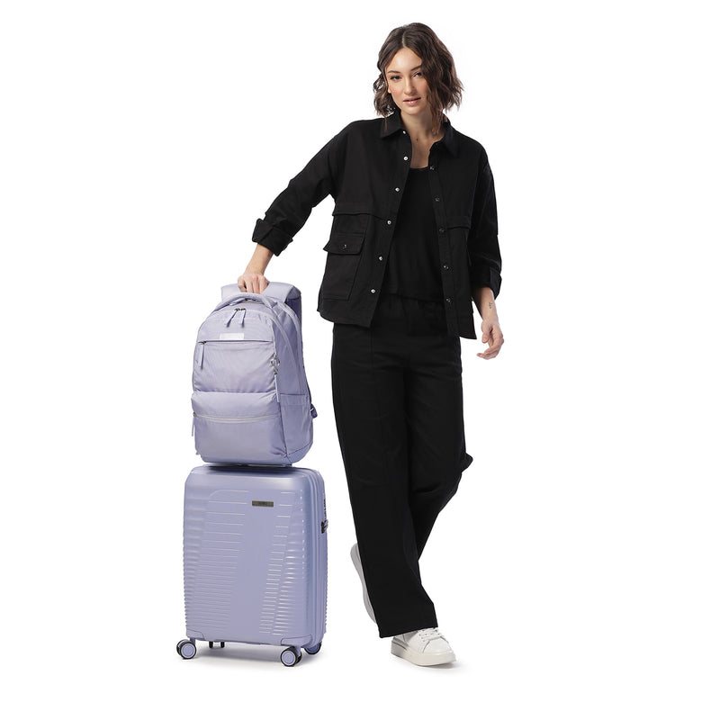 Mochila Antimpacto Comfort Porta PC 16" Morado Mujer