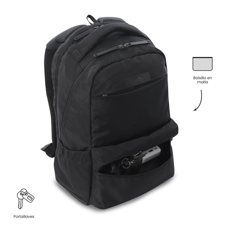 Mochila Antimpacto Comfort Porta PC 16" Negro Mujer