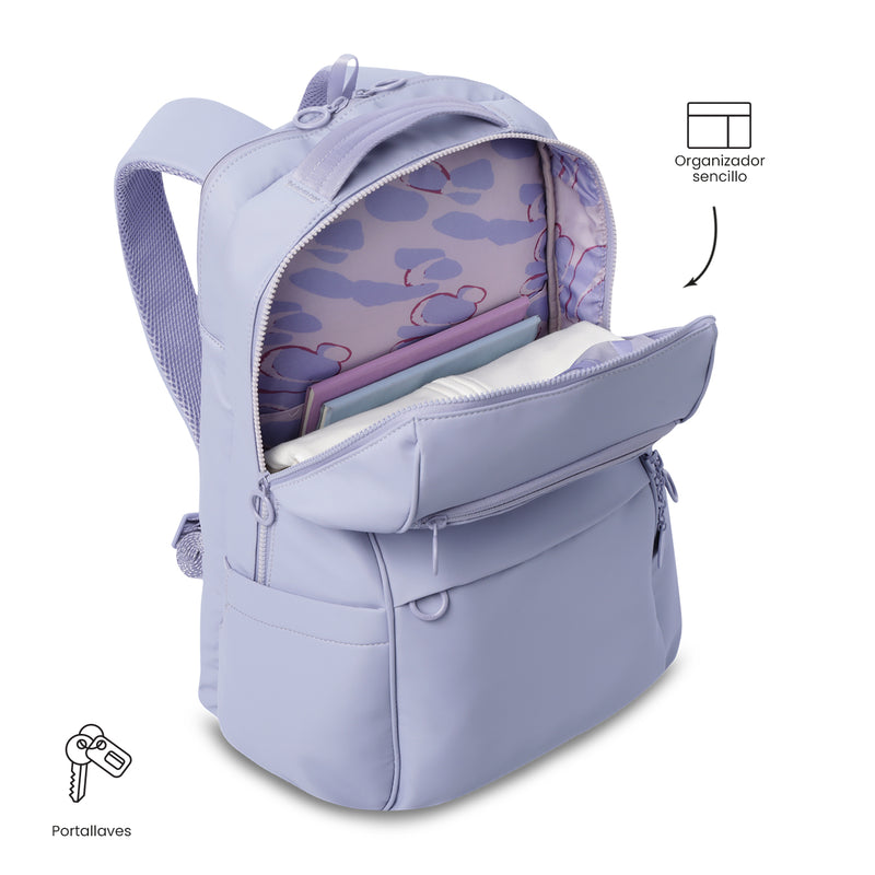 Mochila Ejecutiva Porta PC 16" Laila Morado Mujer