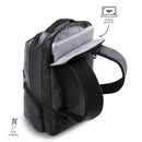 Mochila Ejecutiva Porta PC 16" Laila Negro Mujer