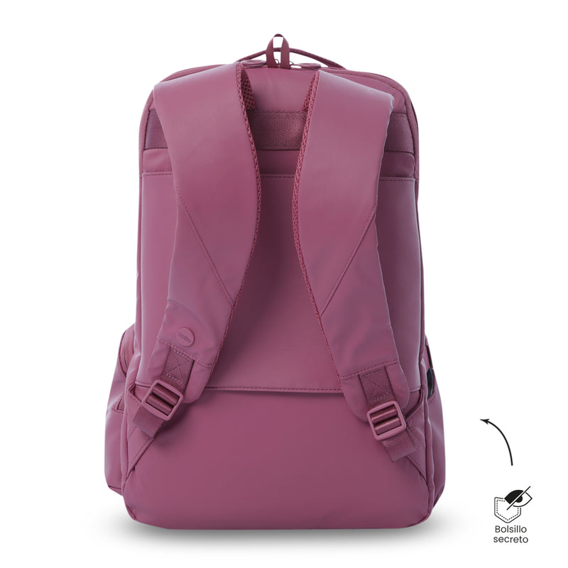 Mochila Ejecutiva Porta PC 16" Laila Rosado Mujer