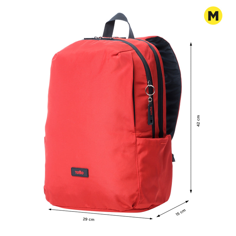 Mochila Univertisario Porta PC 14" Scalat Roja Unisex