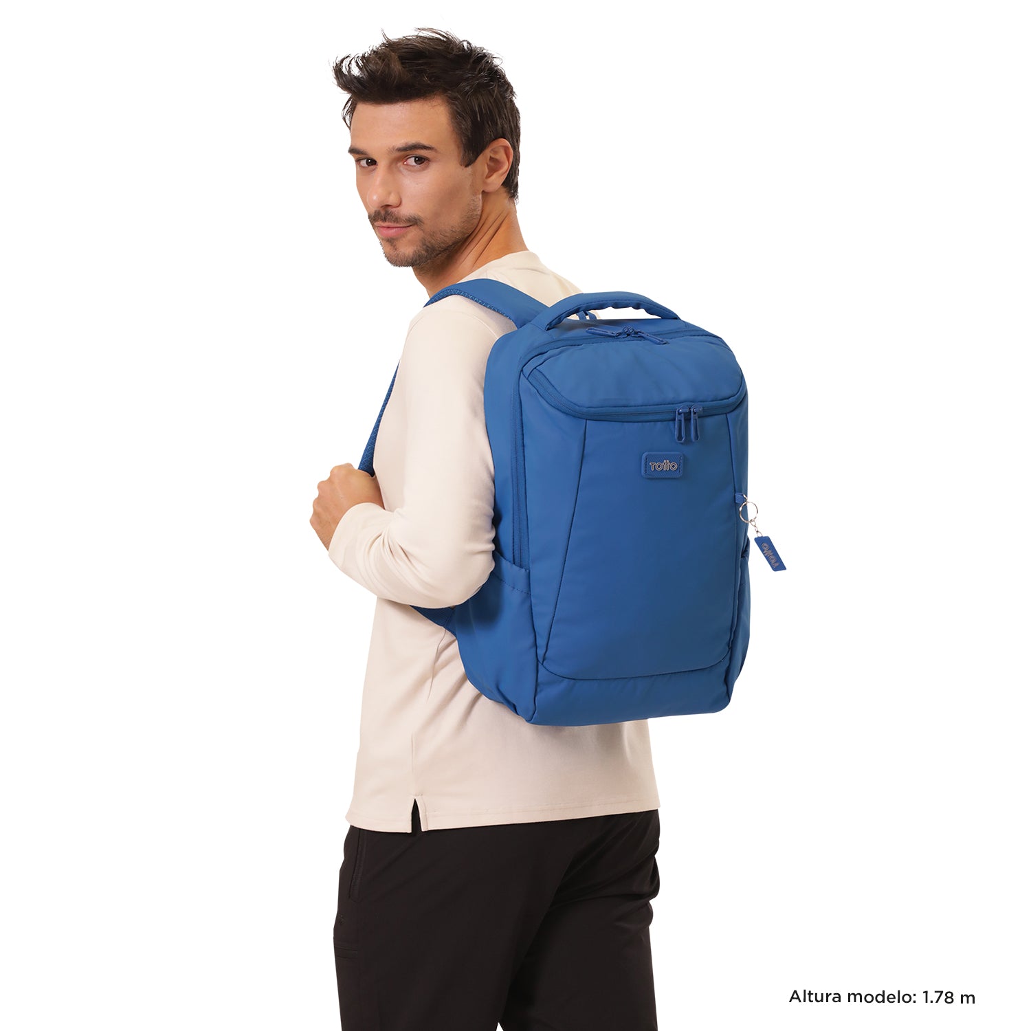Mochila Universitario Porta Laptop 16" Storm Azul Hombre