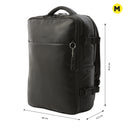 Mochila de Viaje Expandible Grow Porta Laptop 16" Café Hombre