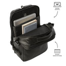 Mochila de Viaje Expandible Grow Porta Laptop 16" Café Hombre