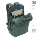 Mochila de Viaje Expandible Grow Porta Laptop 16" Verde Hombre
