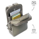 Mochila de Viaje Expandible Grow Porta PC16" Beige Unisex