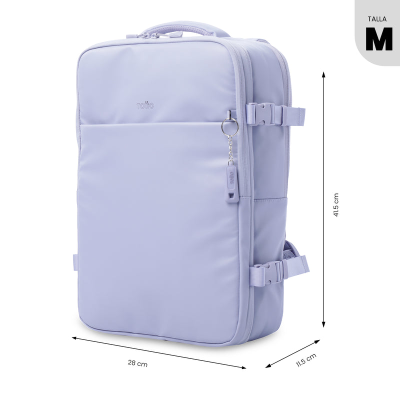 Mochila de Viaje Expandible Grow Porta PC16" Morado Mujer