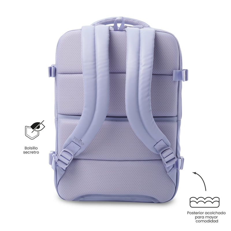 Mochila de Viaje Expandible Grow Porta PC16" Morado Mujer