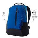Mochila Universitario Detroit Porta Laptop 16" Negro/Azul Hombre