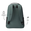 Mochila Universitaria Detroit Porta Laptop 16" Verde Hombre