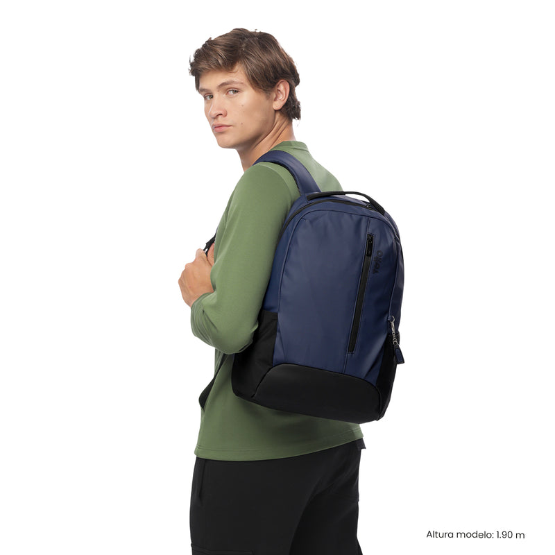 Mochila Universitaria Porta PC 16" Detroit Azul Hombre