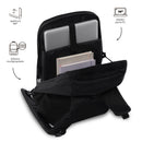 Mochila Antirrobo Porta PC 14" Twill Negro Unisex