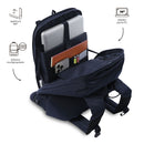 Mochila Antirrobo Porta PC 14" Twill Azul Unisex