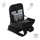 Mochila Antirrobo Porta PC 14" Twill Negro Hombre