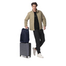 Mochila antirrobo porta pc 14" twill azul unisex