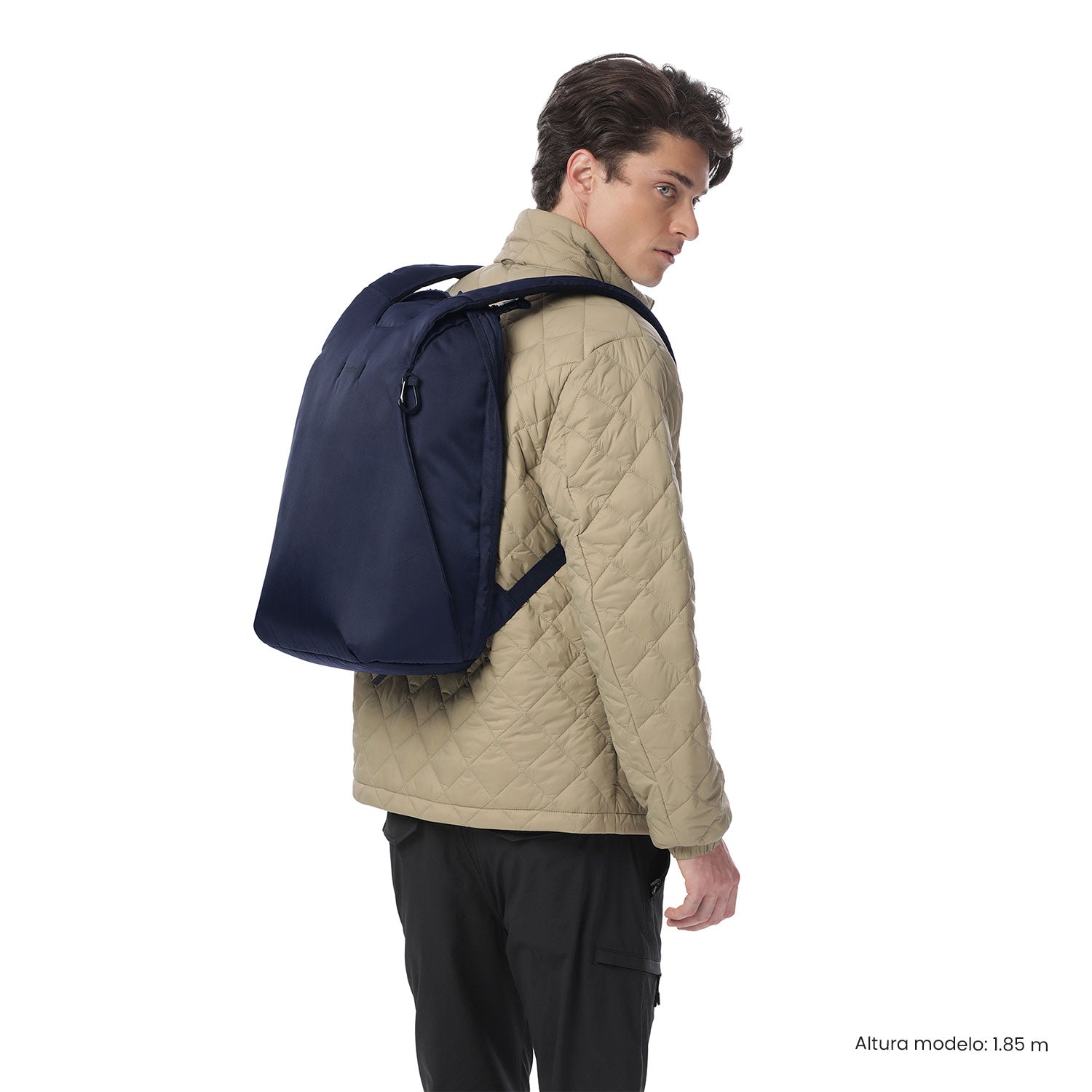 Mochila antirrobo porta pc 16" twill azul unisex