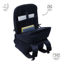 Mochila antirrobo porta pc 14" twill azul unisex