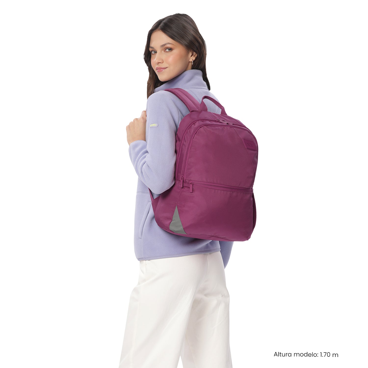 Mochila Universitaria Koji Porta PC 15.4" Rosado Mujer