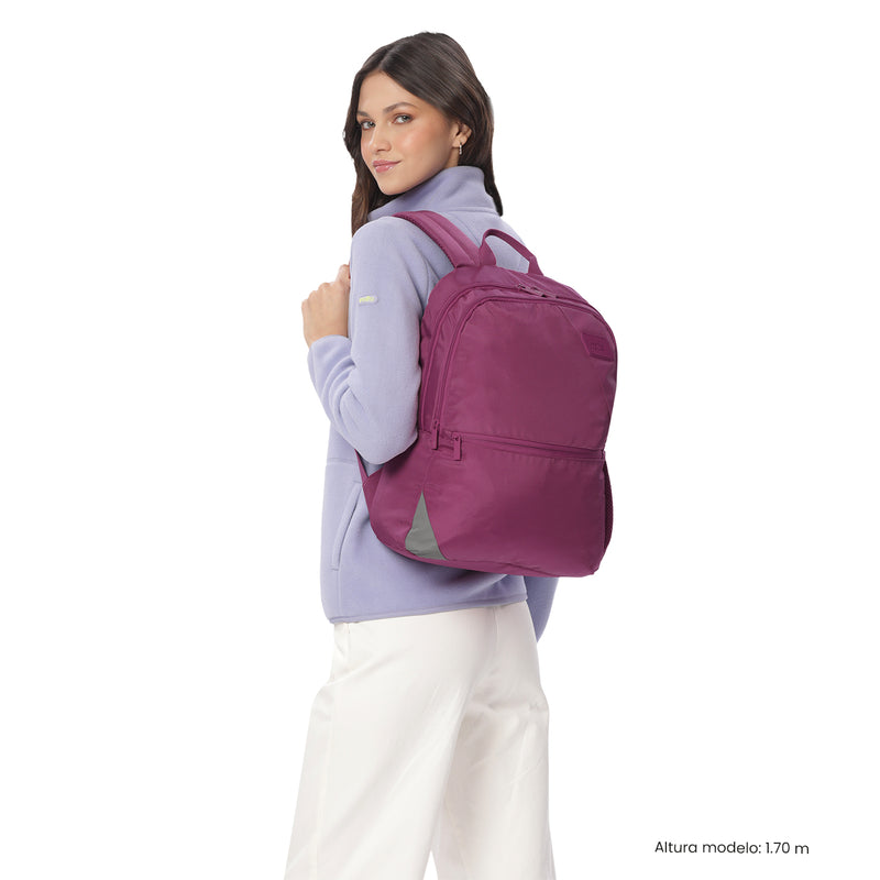 Mochila Universitaria Koji Porta PC 15.4" Rosado Mujer