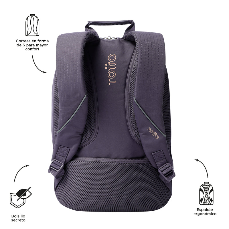 Mochila Universitaria Porta PC 14" Arvar 2.0 Morada