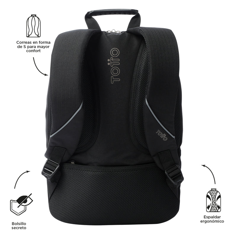 Mochila Universitaria Porta PC 14" Arvar 2.0 Negra