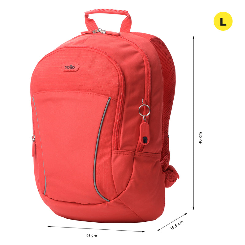 Mochila Universitaria Porta PC 14" Arvar 2.0 Unisex Roja