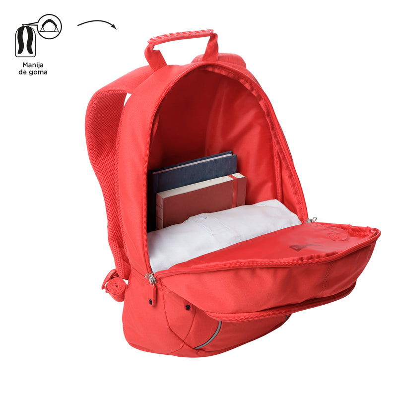 Mochila Universitaria Porta PC 14" Arvar 2.0 Unisex Roja