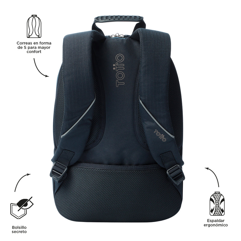 Mochila Universitaria Porta PC 14" Arvar 2.0 Unisex Azul