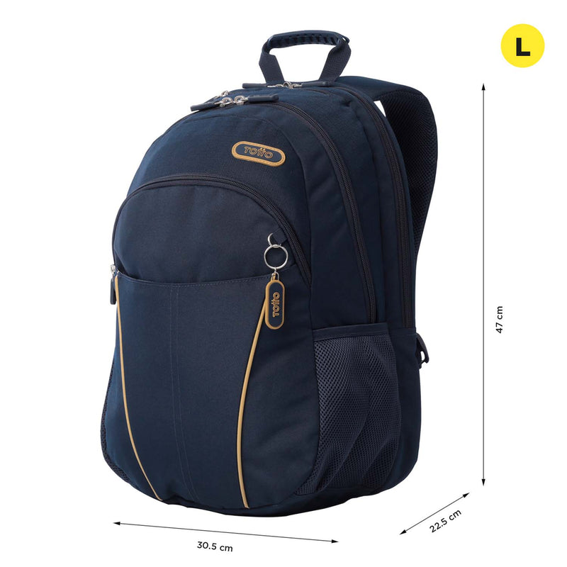 Mochila Universitaria Cambri 2.0 Porta Laptop 15.4" Azul Hombre