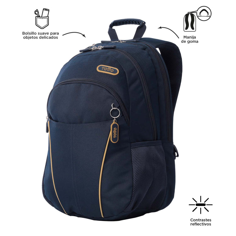 Mochila Universitaria Cambri 2.0 Porta Laptop 15.4" Azul Hombre