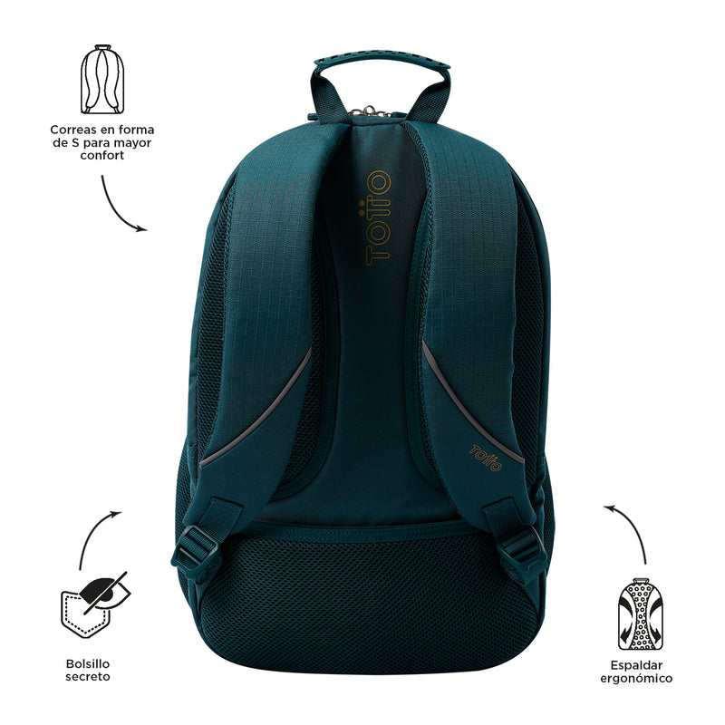 Mochila Universitaria Porta PC 15.4" Cambri 2.0 Azul Unisex