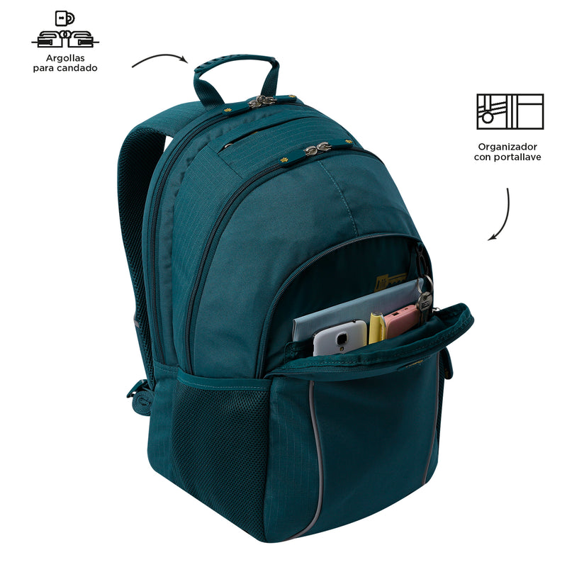 Mochila Universitaria Porta PC 15.4" Cambri 2.0 Azul Unisex