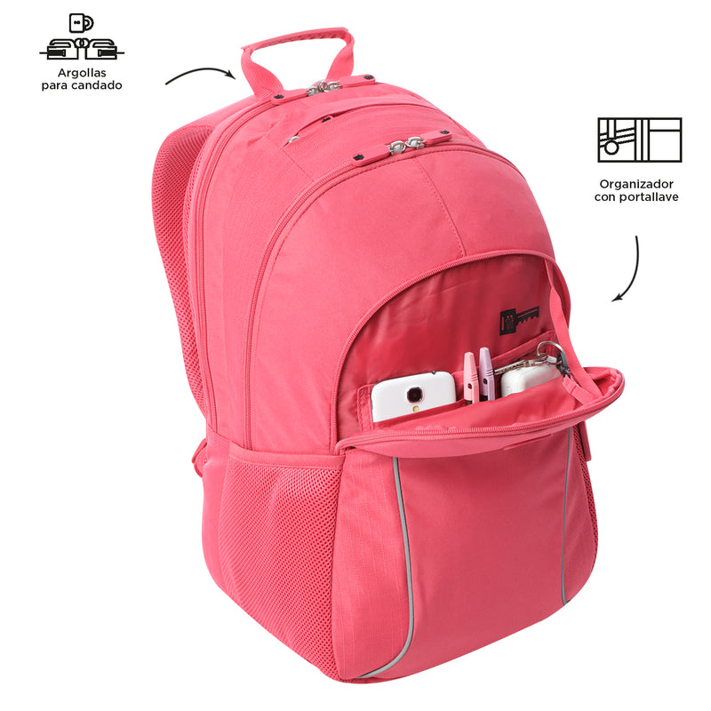 Mochila Universitaria Porta PC 15.4" Cambri 2.0 Roja