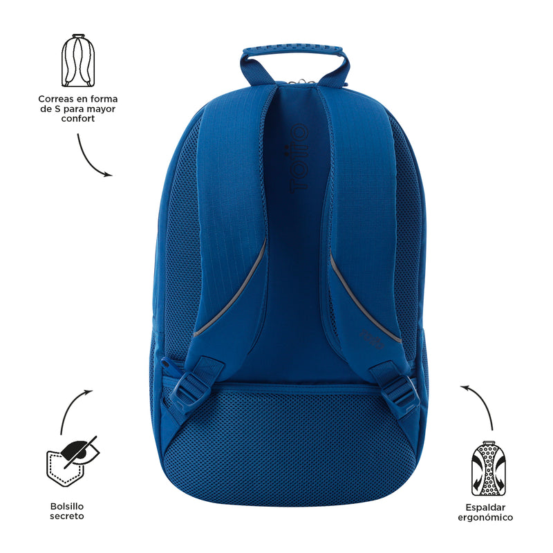 Mochila Universitaria Porta PC 15.4" Cambri 2.0 Azul Unisex