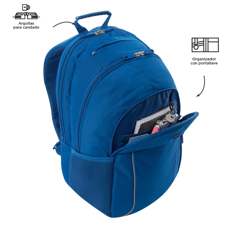 Mochila Universitaria Porta PC 15.4" Cambri 2.0 Azul Unisex