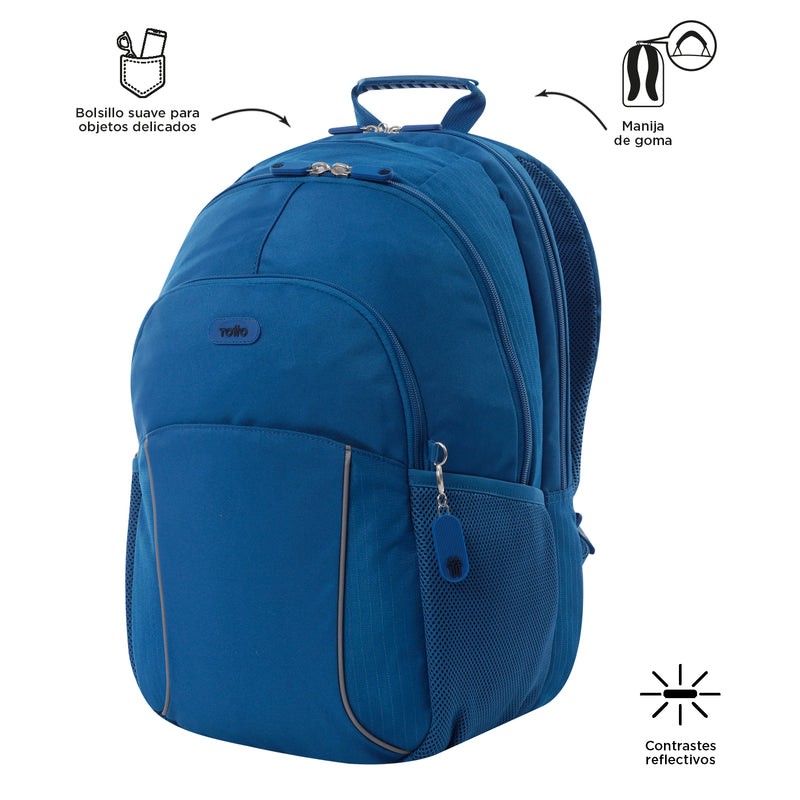 Mochila Universitaria Porta PC 15.4" Cambri 2.0 Azul Unisex