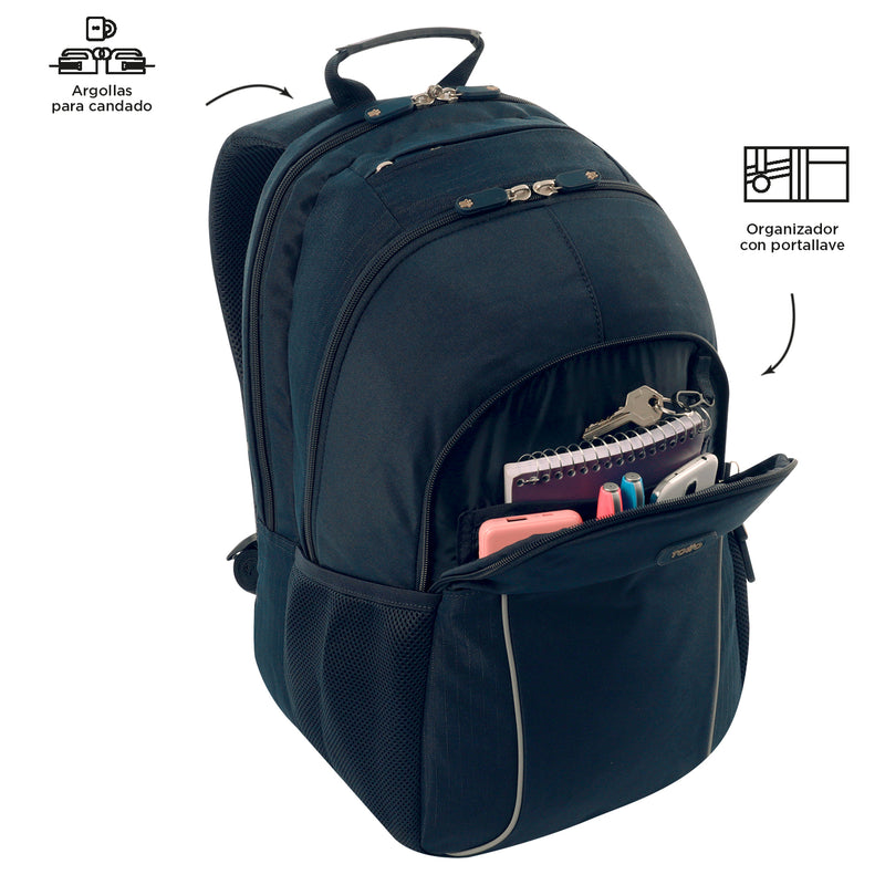 Mochila Universitaria Porta PC 15.4" Cambri 2.0 Azul Unisex