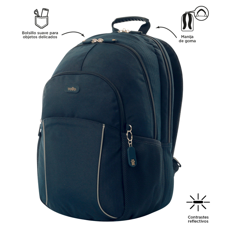 Mochila Universitaria Porta PC 15.4" Cambri 2.0 Azul Unisex