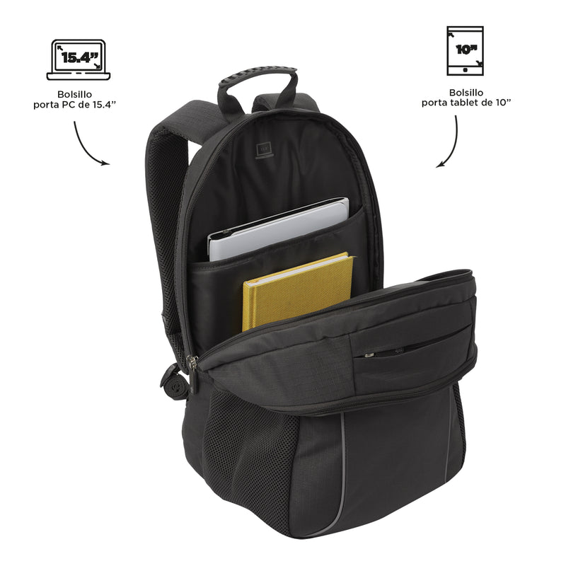 Mochila Universitaria Porta Laptop 15.4" Cambri 2.0 Gris