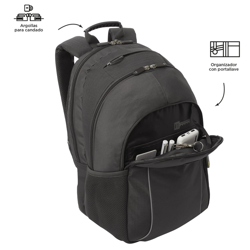 Mochila Universitaria Porta Laptop 15.4" Cambri 2.0 Gris