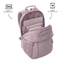Mochila Universitaria Cambri 2.0 Porta Laptop 15.4" Rosado Mujer