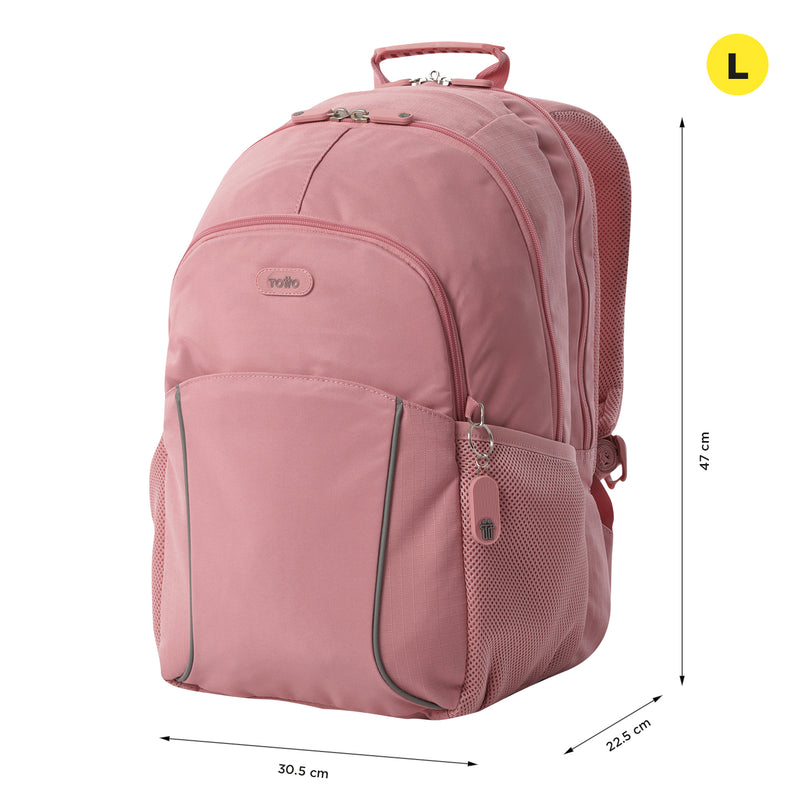 Mochila Universitaria Porta PC 15.4" Cambri 2.0 Rosado Mujer