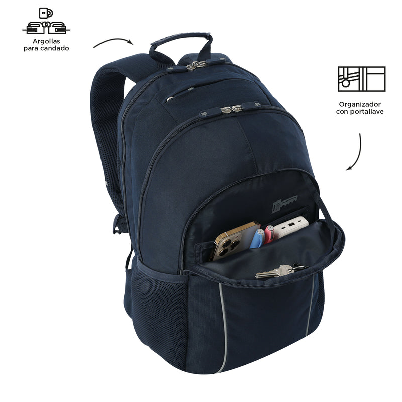 Mochila Universitaria Porta PC 15.4" Cambri 2.0 Azul