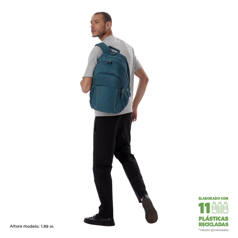 Mochila Universitaria Cambri 2.0 Porta PC 15.4" Azul Hombre